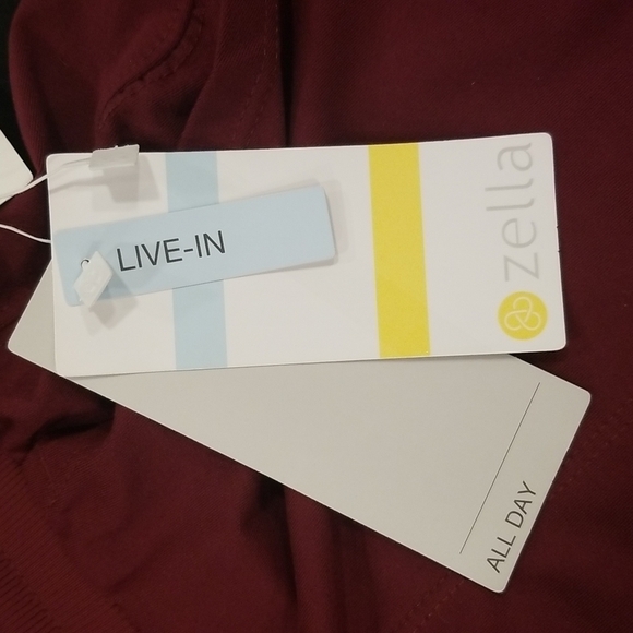 💕ZELLA💕 Live In Pocket Joggers ~ Burgundy London XS NWT - Picture 9 of 10